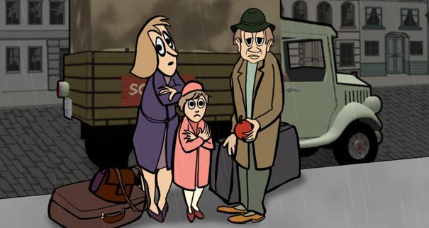 Family with Truck