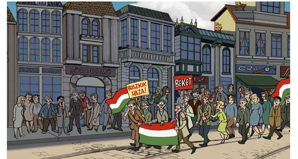 Protest Scene